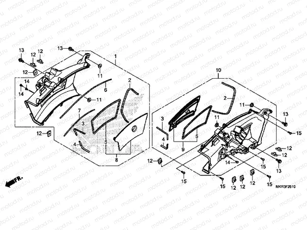 F-25-10 AIR INTAKE DUCT