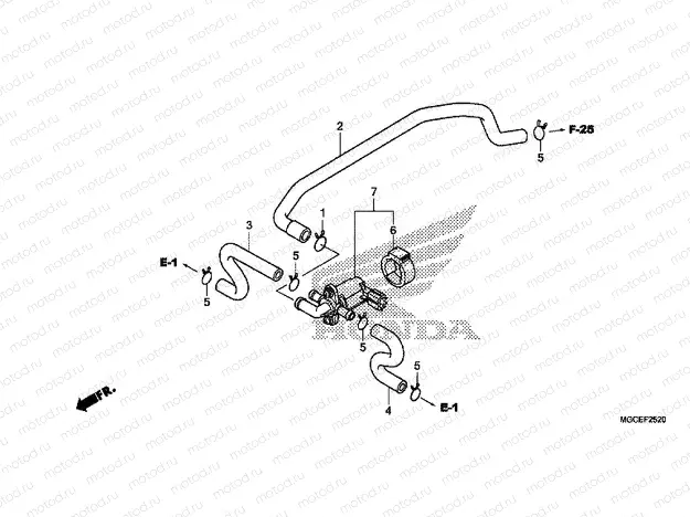 F-25-20 AIR INJECTION CONTROL VALVE