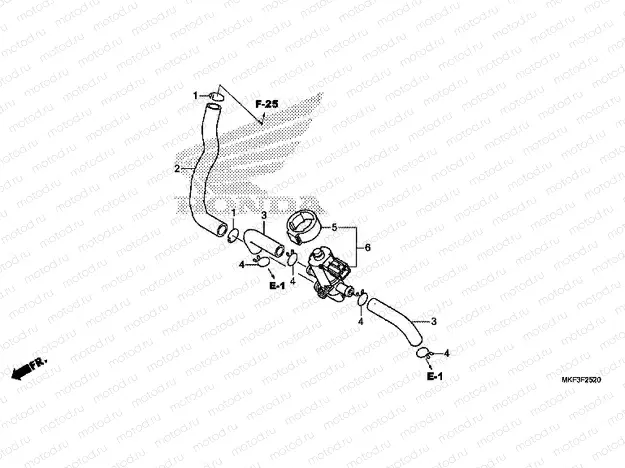 F-25-20 AIR INJECTION CONTROL VALVE