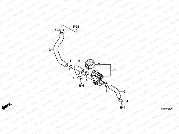 F-25-20 AIR INJECTION CONTROL VALVE