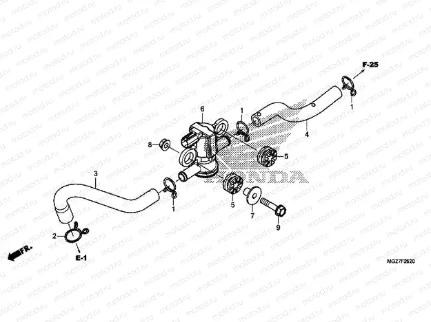 F-25-20 AIR INJECTION SOLENOID VALVE