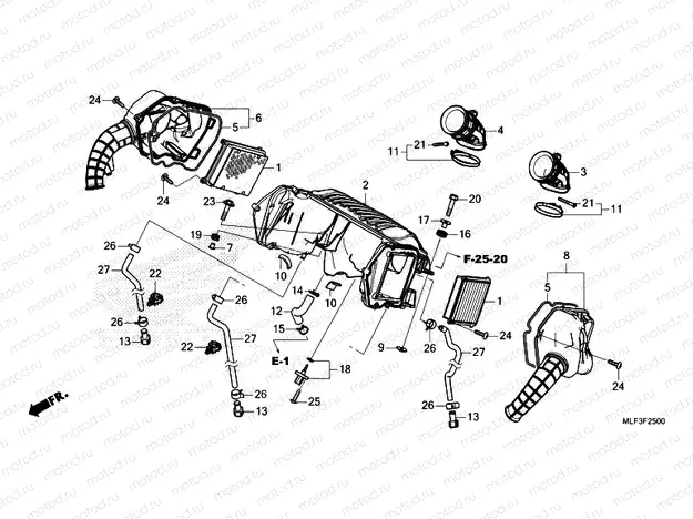 F-25 AIR CLEANER