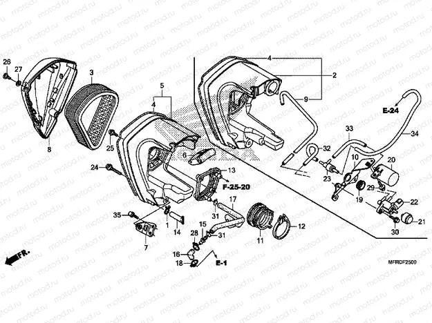 F-25 AIR CLEANER