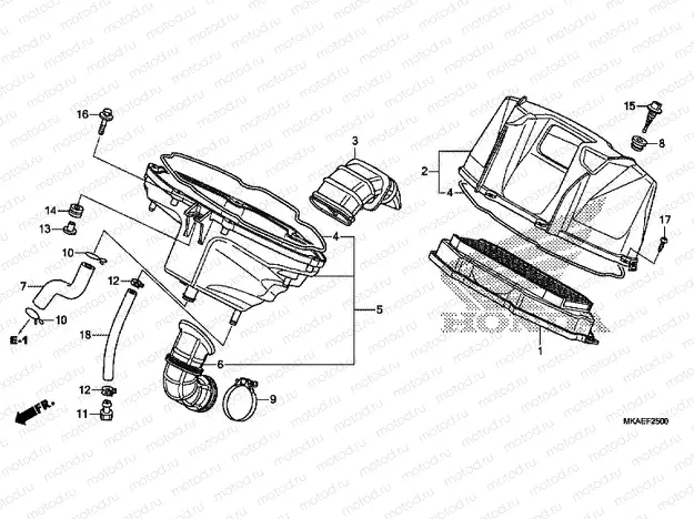 F-25 AIR CLEANER