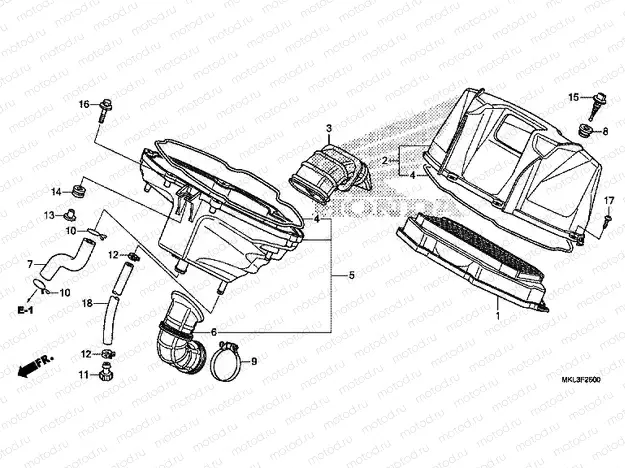 F-25 AIR CLEANER