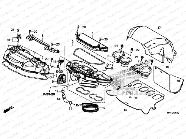 F-25 AIR CLEANER
