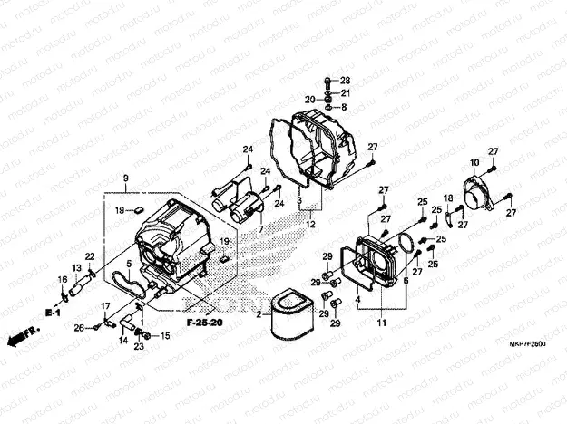 F-25 AIR CLEANER