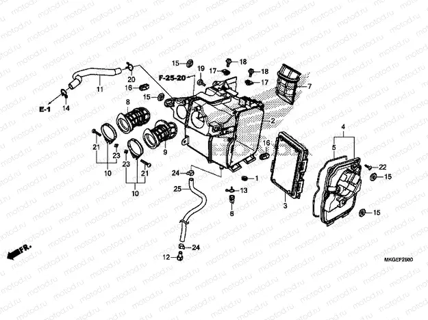 F-25 AIR CLEANER