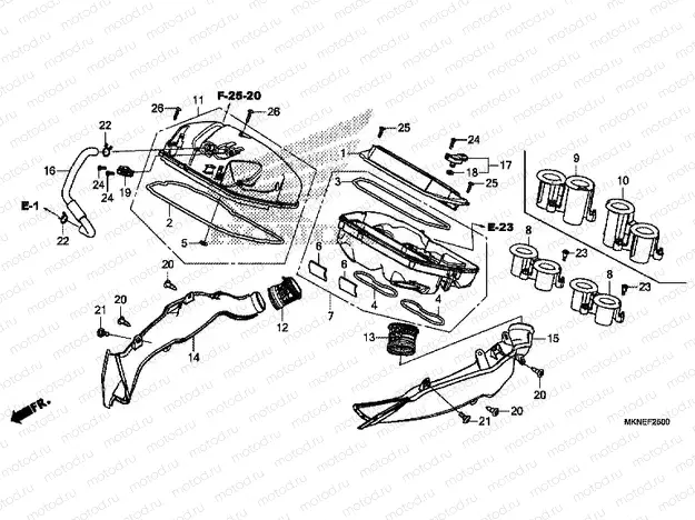 F-25 AIR CLEANER