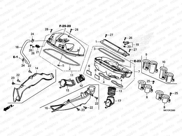 F-25 AIR CLEANER