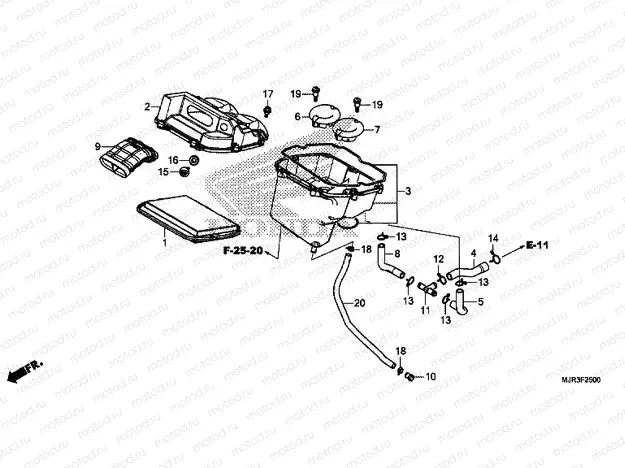 F-25 AIR FILTER