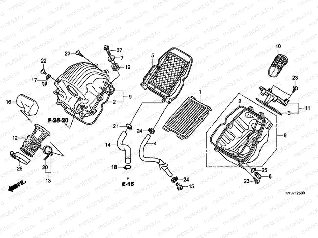 F-25 AIR FILTER