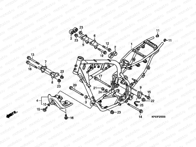 F-25 FRAME HOUSING