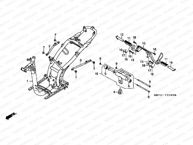 F-25 FRAME HOUSING