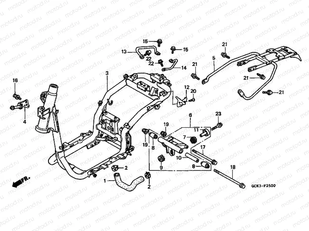 F-25 FRAME HOUSING