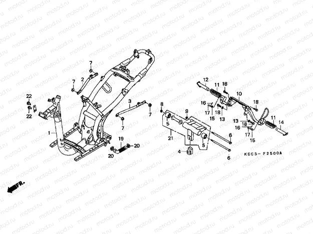 F-25 FRAME HOUSING