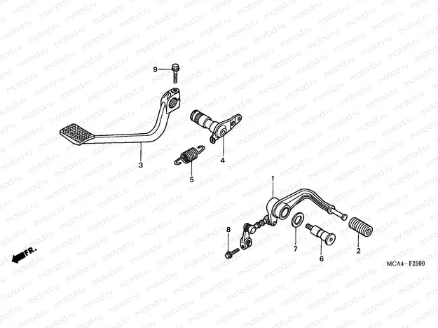 F-25 PEDAL