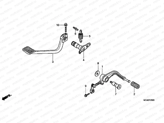 F-25 PEDAL