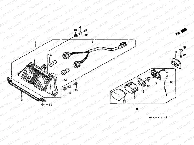 F-25 REAR LAMP