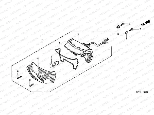 F-25 REAR LAMP