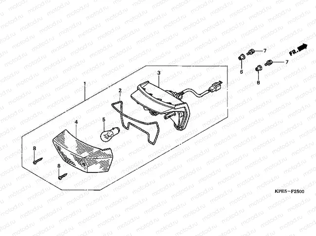 F-25 REAR LAMP
