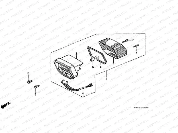 F-25 REAR LAMP