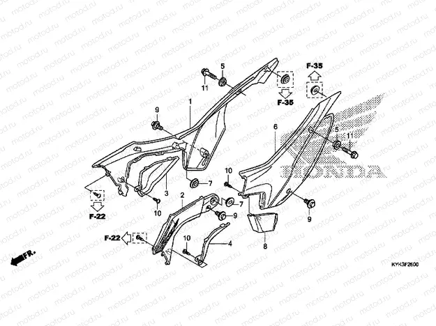 F-25 SIDE COVER