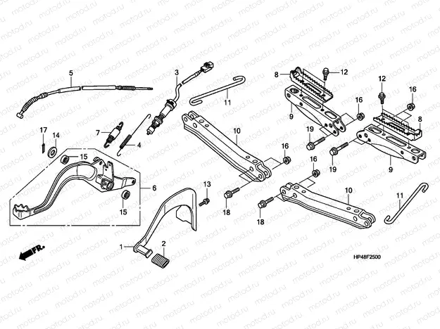 F-25 STEP/PEDAL