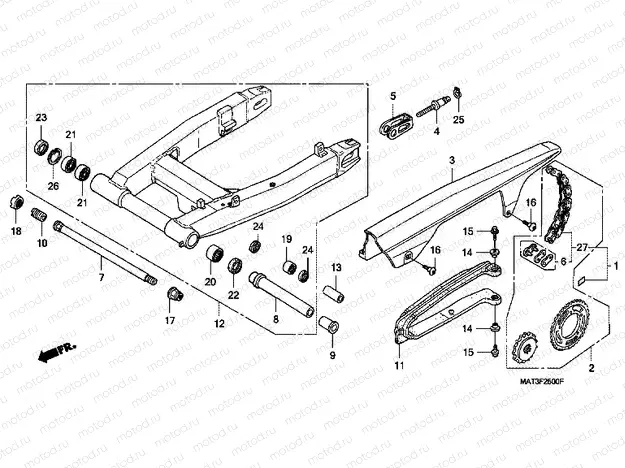 F-25 SWING ARM