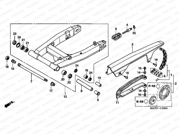 F-25 SWING ARM