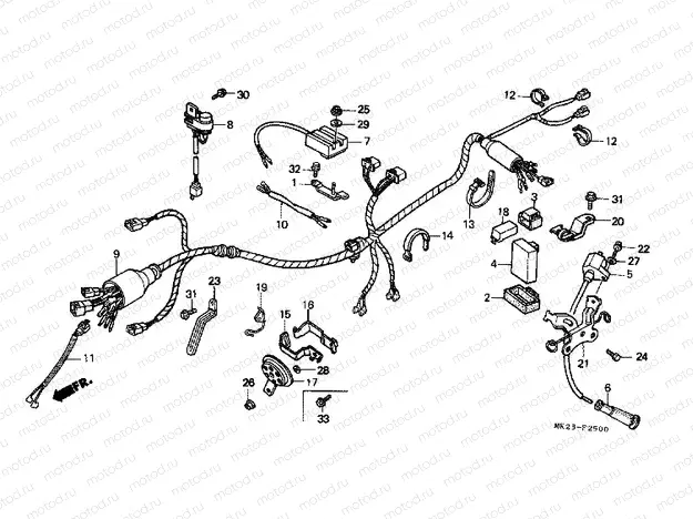 F-25 WIRING HARNESS
