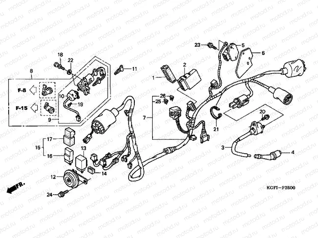 F-25 WIRING HARNESS