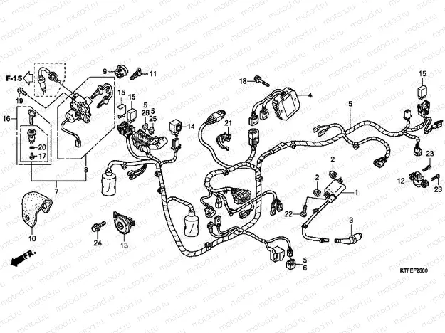 F-25 WIRING HARNESS