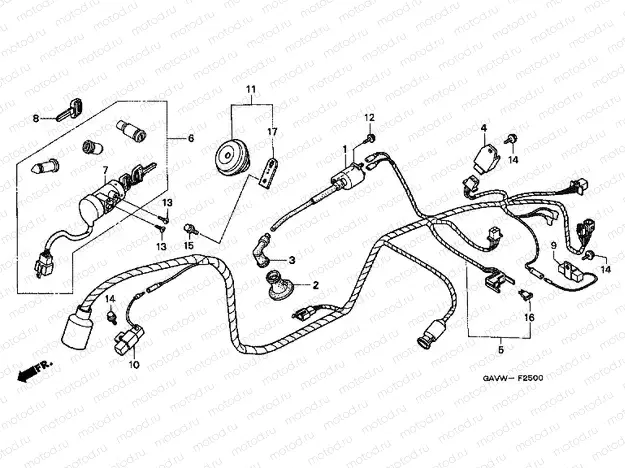 F-25 WIRING HARNESS