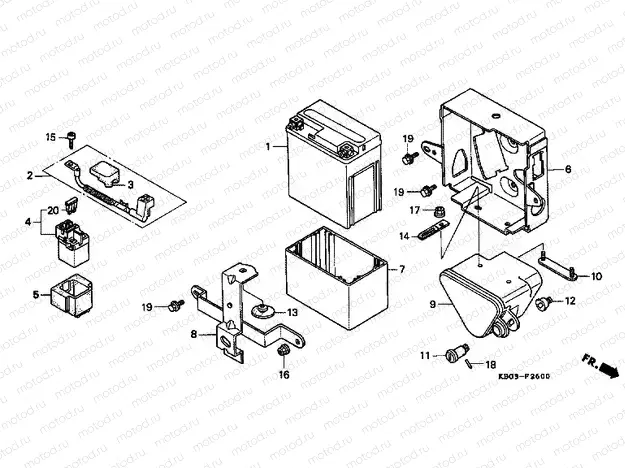 F-26 BATTERY / BATTERY HOUSING