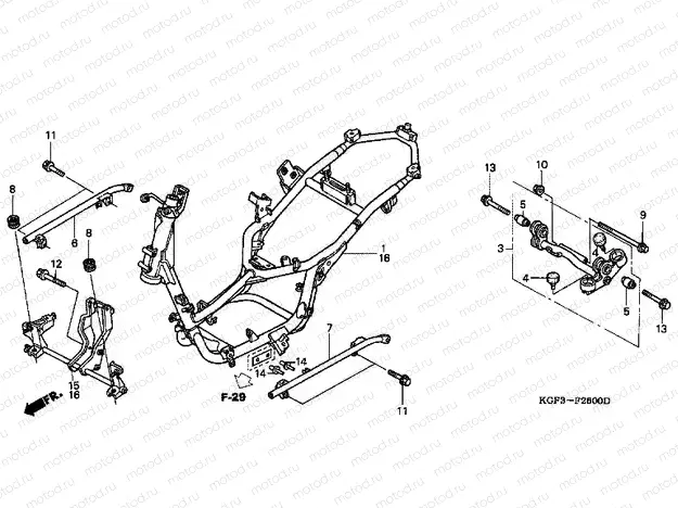 F-26 FRAME HOUSING
