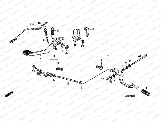 F-26 PEDAL