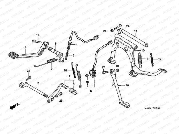F-26 PEDAL / SUPPORT