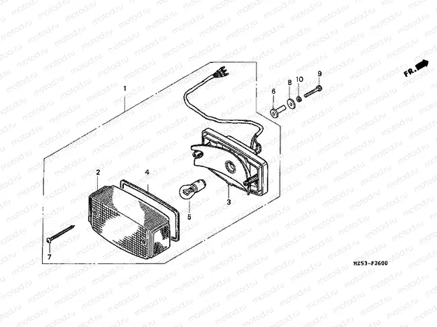 F-26 REAR LAMP
