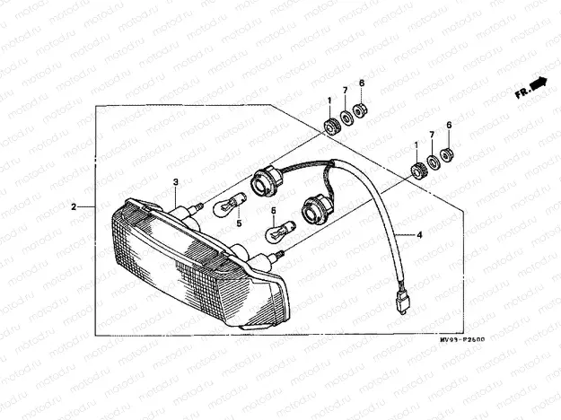 F-26 REAR LAMP