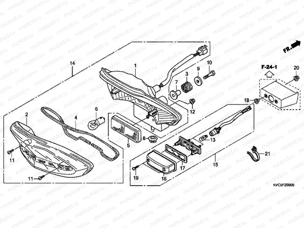 F-26 REAR LAMP