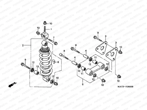 F-26 REAR SHOCK ABSORBER
