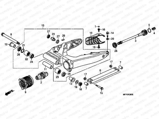 F-26 SWING ARM