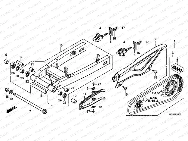 F-26 SWING ARM