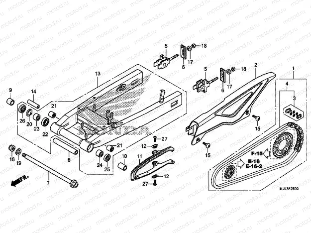 F-26 SWING ARM