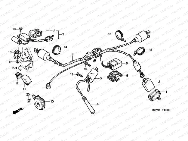 F-26 WIRING HARNESS / IGNITION COIL
