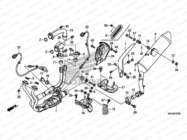 F-27 EXHAUST DRUM