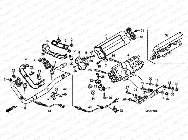 F-27 EXHAUST DRUM