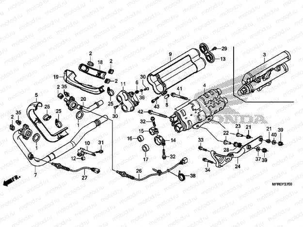 F-27 EXHAUST DRUM