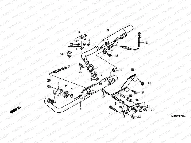 F-27 EXHAUST DRUM